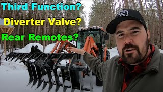 Cheapest and Easiest Way to Run a Hydraulic Grapple on a Tractor
