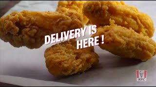 KFC DELIVERY IS HERE!