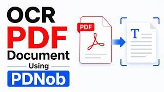 How to OCR PDF Document Files Using Tenorshare's PDNob