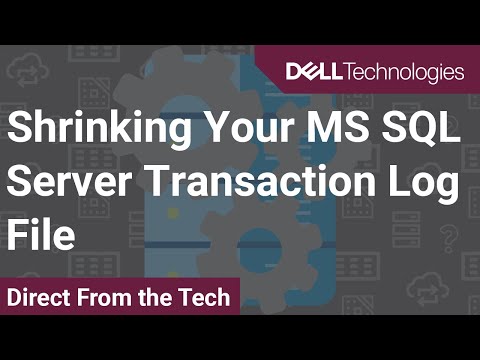 Shrinking Your MS SQL Server Transaction Log File