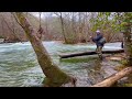 fly fishing for huge trout trophy section cherokee north carolina winter fly fishing 2024