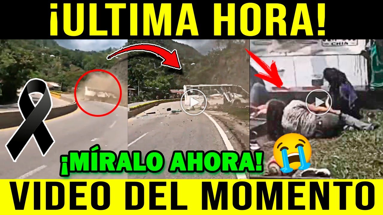 VIDEO: Terrible ACCIDENTE De BUS Deja 3 FALLECIDOS Y Más De 20 HERIDOS ...