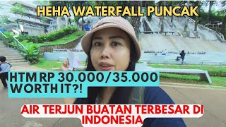 REVIEW HEHA WATERFALL PUNCAK AIR TERJUN BUATAN TERBESAR DI INDONESIA \u0026 HOTEL MIRDA GRATIA