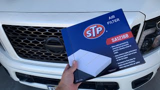 Air filter change 2018 Nissan Titan