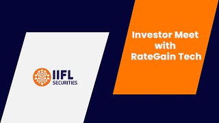 Investor Meet with RateGain Tech  19th Jan