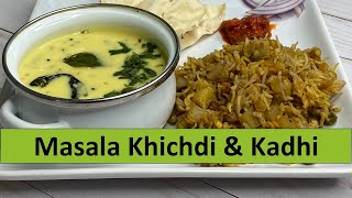 Masala Khichdi and Kadhi | Vaghareli Khichadi Gujarati Kadhi | Show Me The Curry