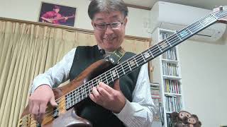 1987年のAUTUMN LEAVES 　角本訓章オリジナル曲デモテープ⓶　セルフカバー#ベース弾いてみた  作・編曲とBASS　角本訓章　打ち込みとKEY A・Ｓ君　1992年 6月頃　#bass