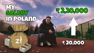 How much money I made every single year in Poland? #indianinpoland #indianabroad #salary