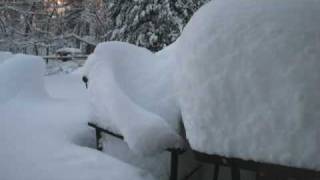 Blizzard of 2010 time lapse - 26 inches of snow!