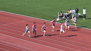 【2019青森県春季陸上】 【大会新記録】男子100m決勝