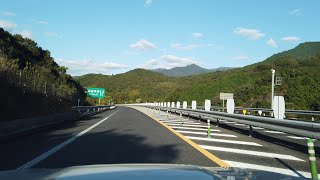 愛媛県道の駅津島やすらぎの里から松山道内子PAまで  2K 車載動画