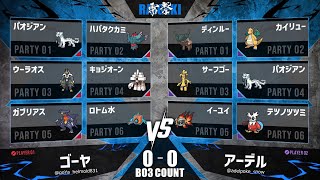 【雷撃#2】Top8 ゴーヤ vs アーデル 【ポケモンSV】