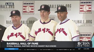 Rivera, Mussina, Martinez Talk About Election To The National Baseball Hall Of Fame