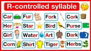 What is a R-CONTROLLED SYLLABLE? 🤔 | Learn with examples | Syllables in English | 7 Syllables