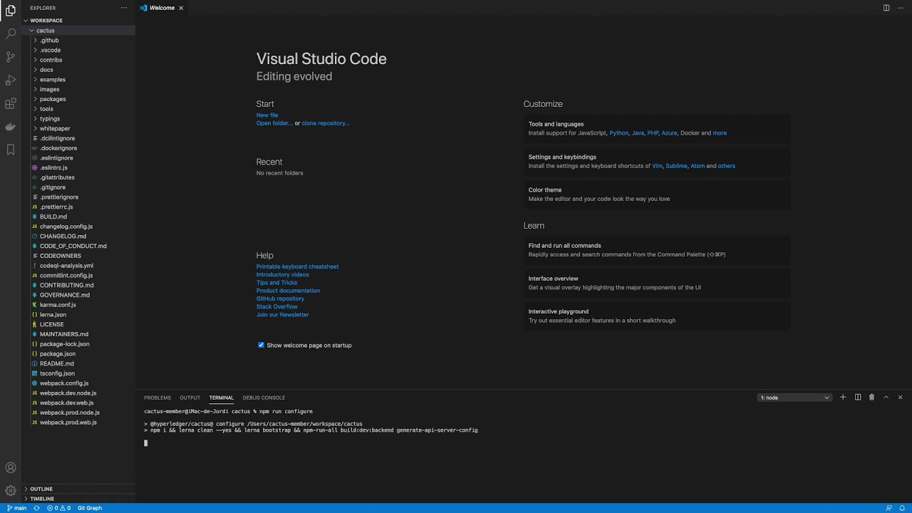 Hyperledger Cactus Compiling All Packages Youtube