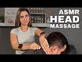 ASMR Relaxing Head Massage - ASMR Chair Massage