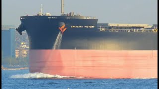 New Giant Bulk Carrier Ship SAKIZAYA VICTORY Launched In 2021 Appeared In Bosphorus