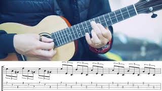 로망스우쿨렐레(악보포함)핑거스타일Romance ukulele tab+ fingerstyle basic