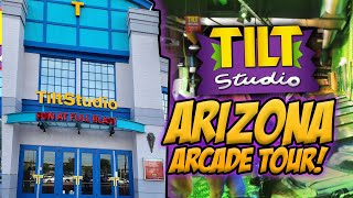 TILT Studio Arizona Arcade Tour 2021!  40,000 Square Feet Of Gaming!