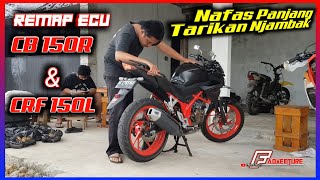 REMAP ECU CB 150R dan CRF 150L ‼ Nafas Panjang Tarikan Njambak