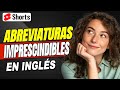 Abreviaturas imprescindibles en inglés hablado | #shorts