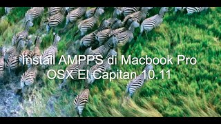 Install Apache PHP MySQL on Mac OSX El Capitan 10.11