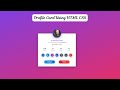 How to Create a Responsive Profile Card with HTML & CSS #css #coding
