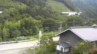 吾妻線　川原湯温泉→岩島　車窓