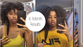 6 Month Protective Style Results