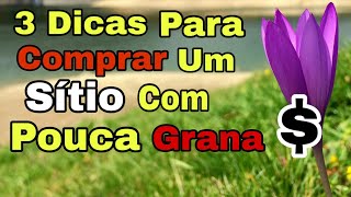 Como COMPRAR um SÍTIO com pouca grana $$