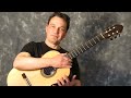 how to play faster scales on classical guitar.