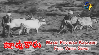 Maari Povuraa Kaalamu Full Video Song | Shavukaru | N.T. Rama Rao | Sowcar Janaki | ETV Cinema