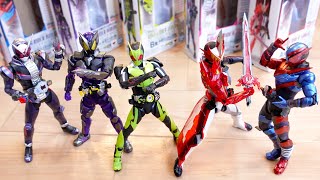 ラストワンの滅もゲット！クリアパーツVer 5ライダー全種を一気にレビュー！一番くじ 仮面ライダーSHフィギュアーツ ゼロワン・セイバー・滅・ジオウ・ビルド