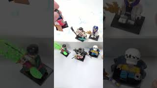 LEGO ONE PIECE | Luffy | Roronoa Zoro | Trafalgar D. Water Law Unofficial Lego Minifigures #Shorts