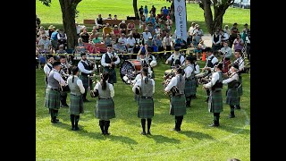 Glengarry Highland Games Mass Bands (Maxville 2024)