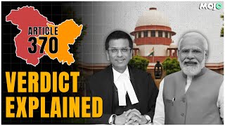 Supreme Court Upholds The Abrogation of Article 370| Verdict Explained