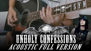 Unholy Confessions (Avenged Sevenfold) - Acoustic Guitar Cover  Version