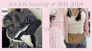 Are you tomboy or girly girly? | aesthetic quiz 2023 💌☁️| Lilypearl