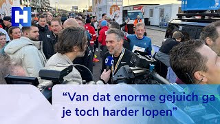 Premier Schoof duikt op tussen hardlopers Egmond Halve Marathon