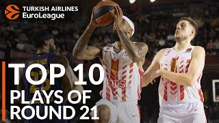 Turkish Airlines EuroLeague Regular Season Round 21 Top 10 Plays