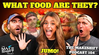 Which FOOD Are These CELEBRITIES?! (feat. Jumo) 🍕 The Makeshift Podcast 104