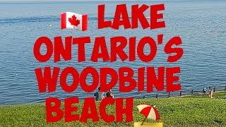 LAKE ONTARIO'S WOODBINE BEACH ⛱️ @HARIKRISHNANVLOGS #woodbinebeach