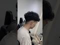 Layer taper curly perm | THIN BARBERSHOP |