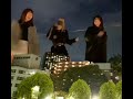 巨大美女❗️夜街でダンス！みんな起きちゃうよ