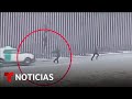 Causa polémica un video de la Patrulla Fronteriza embistiendo a un migrante | Noticias Telemundo