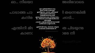 Enthinee mizhi lyrics #trending #malayalamlyrics