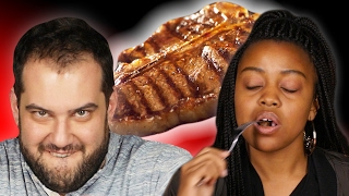 People Guess Cheap Vs. Expensive Steaks