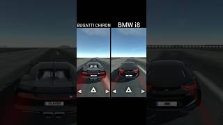 BUGATTI CHIRON - BMW i8 CAR SIMULATOR 2 #shorts