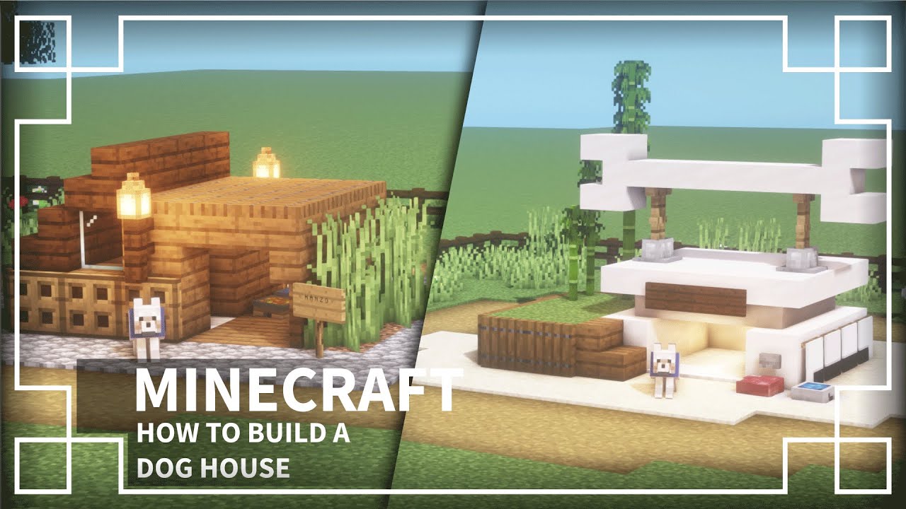 вљ пёџ Minecraft Tutorial Minecraft How To Make A Dog House Dog House