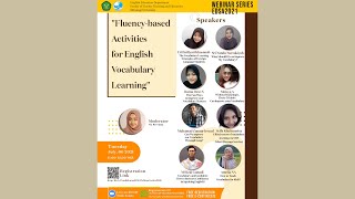 WEBINAR SERIES EDSA UNSIL 2021 | Vocabulary 1: "Fluency Based Activities for English Vocabulary"